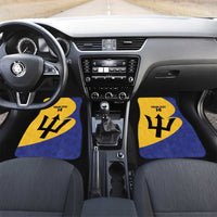 Custom Barbados Football Car Mats Go Champions Bajan Tridents - Wonder Print Shop