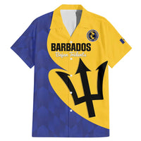 Custom Barbados Football Family Matching Mermaid Dress and Hawaiian Shirt Go Champions Bajan Tridents - Wonder Print Shop