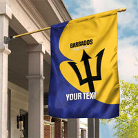 Custom Barbados Football Garden Flag Go Champions Bajan Tridents - Wonder Print Shop