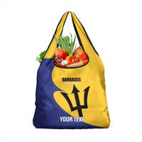 Custom Barbados Football Grocery Bag Go Champions Bajan Tridents