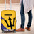 Custom Barbados Football Luggage Cover Go Champions Bajan Tridents - Wonder Print Shop