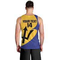 Custom Barbados Football Men Tank Top Go Champions Bajan Tridents - Wonder Print Shop