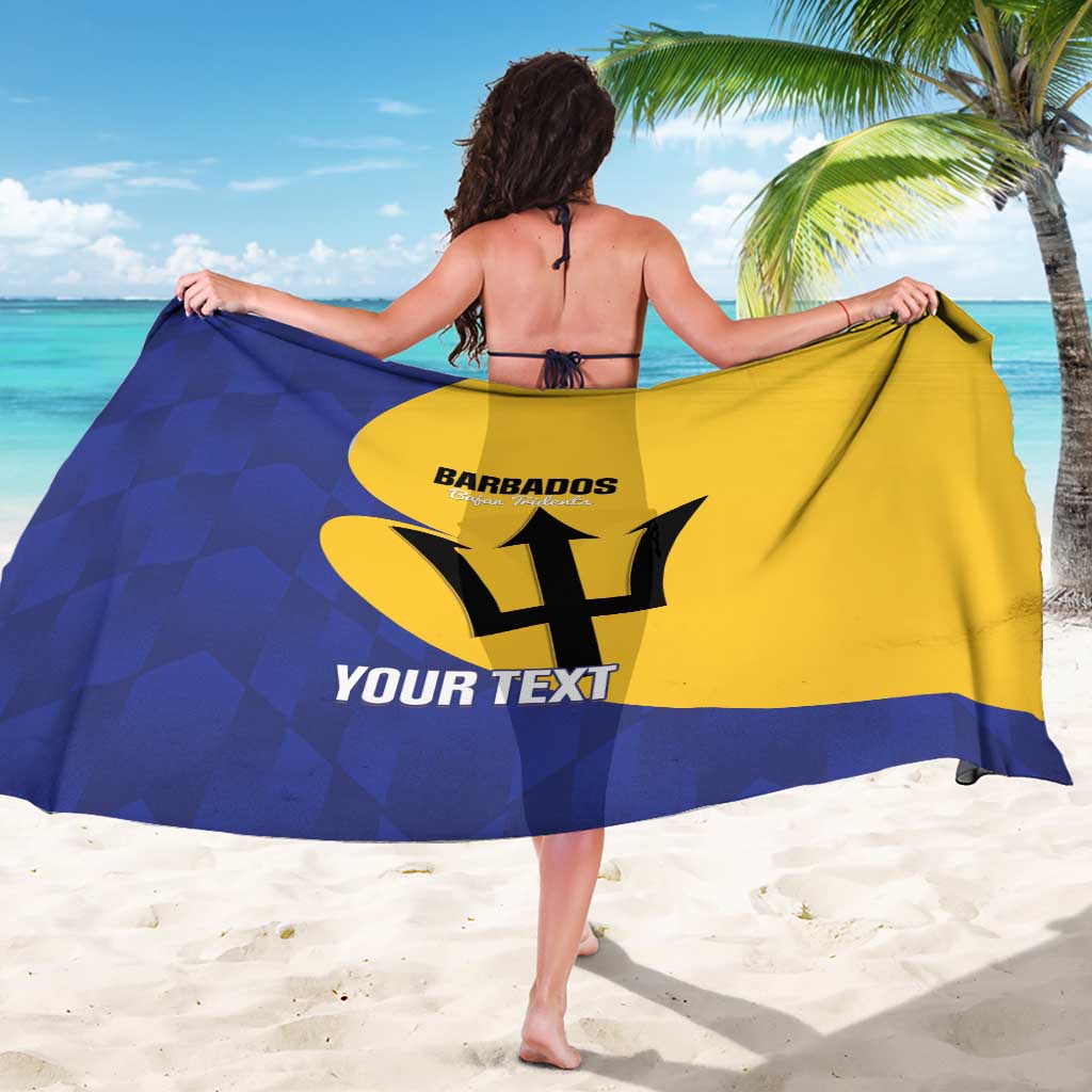 Custom Barbados Football Sarong Go Champions Bajan Tridents - Wonder Print Shop