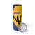 Custom Barbados Football Skinny Tumbler Go Champions Bajan Tridents - Wonder Print Shop