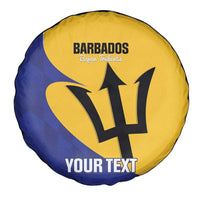 Custom Barbados Football Spare Tire Cover Go Champions Bajan Tridents - Wonder Print Shop