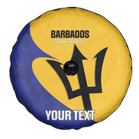 Custom Barbados Football Spare Tire Cover Go Champions Bajan Tridents - Wonder Print Shop
