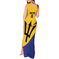 Custom Barbados Football Tank Maxi Dress Go Champions Bajan Tridents - Wonder Print Shop