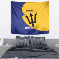 Custom Barbados Football Tapestry Go Champions Bajan Tridents - Wonder Print Shop