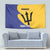 Custom Barbados Football Tapestry Go Champions Bajan Tridents - Wonder Print Shop