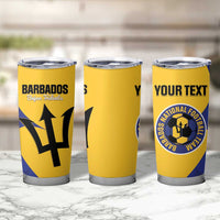 Custom Barbados Football Tumbler Cup Go Champions Bajan Tridents - Wonder Print Shop