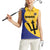 Custom Barbados Football Women Sleeveless Polo Shirt Go Champions Bajan Tridents - Wonder Print Shop