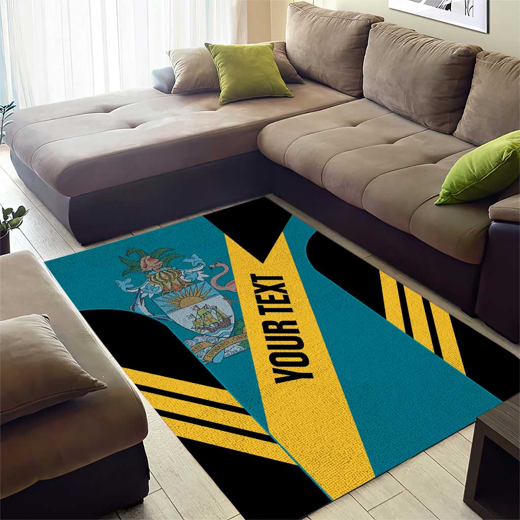 Custom Bahamas Football Area Rug Go Bahamian Slayersz