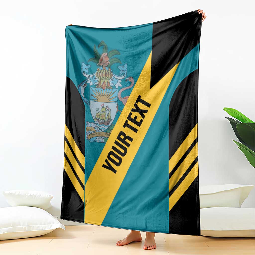 Custom Bahamas Football Blanket Go Bahamian Slayersz