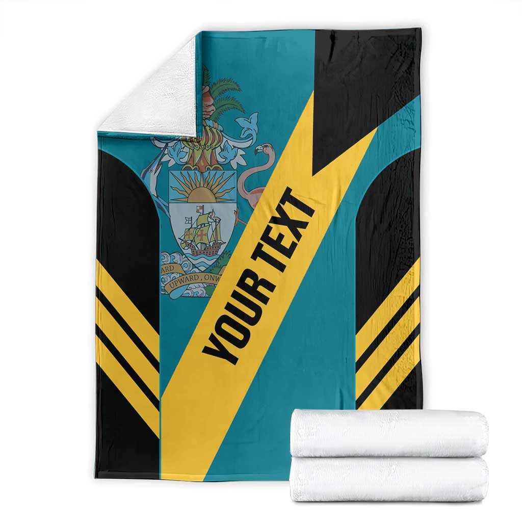 Custom Bahamas Football Blanket Go Bahamian Slayersz
