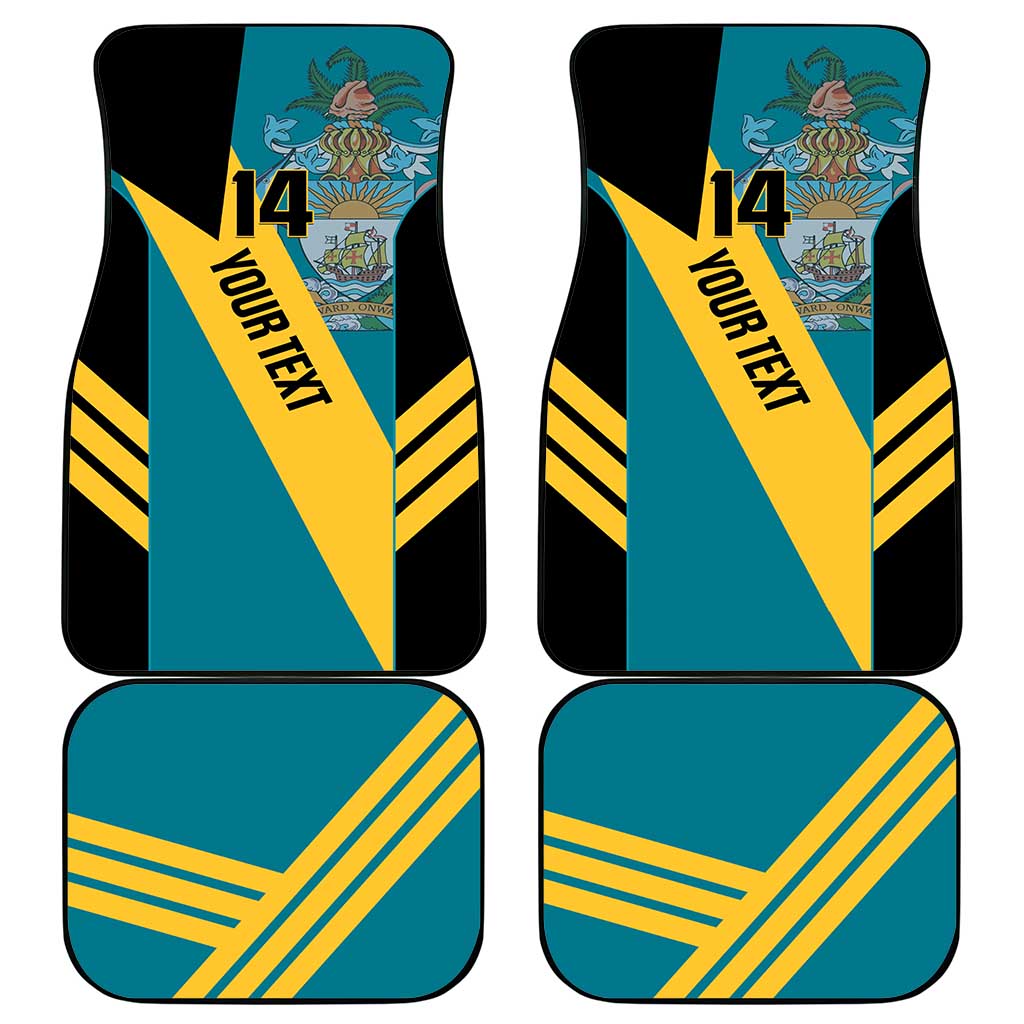 Custom Bahamas Football Car Mats Go Bahamian Slayersz - Wonder Print Shop