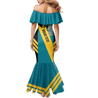 Custom Bahamas Football Family Matching Mermaid Dress and Hawaiian Shirt Go Bahamian Slayersz - Wonder Print Shop