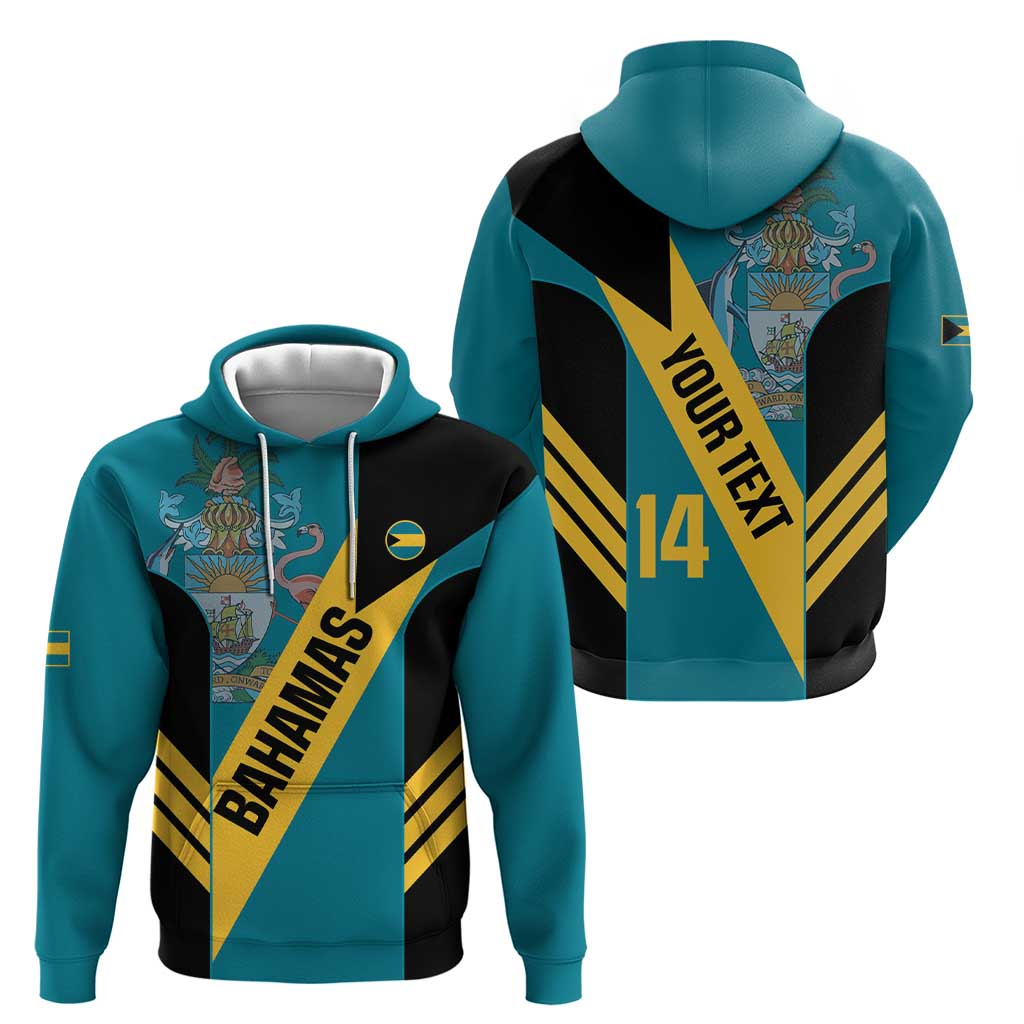 Custom Bahamas Football Hoodie Go Bahamian Slayersz - Wonder Print Shop