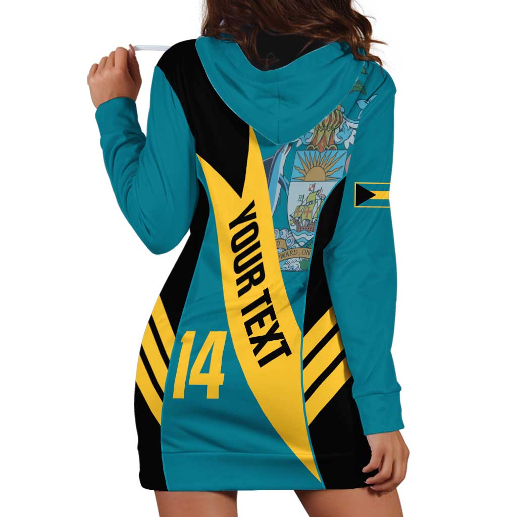Custom Bahamas Football Hoodie Dress Go Bahamian Slayersz - Wonder Print Shop