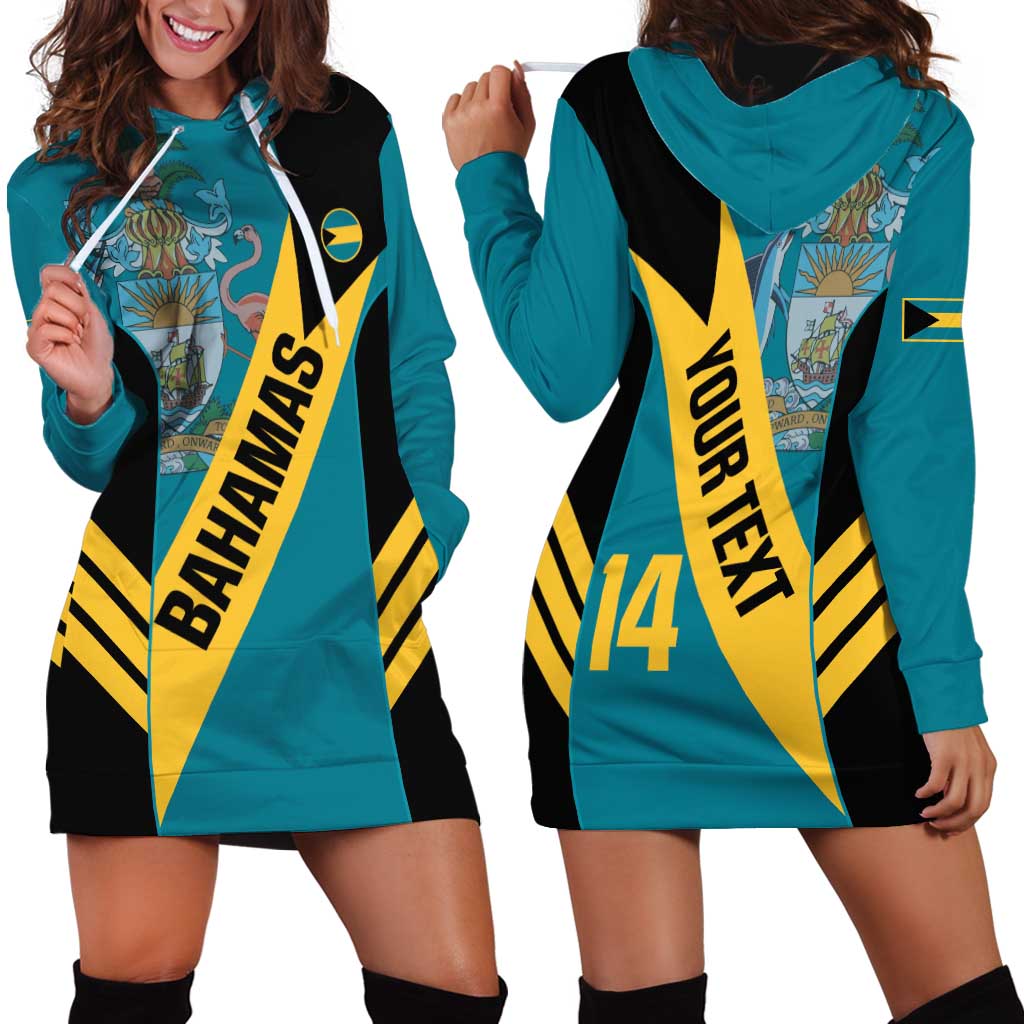 Custom Bahamas Football Hoodie Dress Go Bahamian Slayersz - Wonder Print Shop