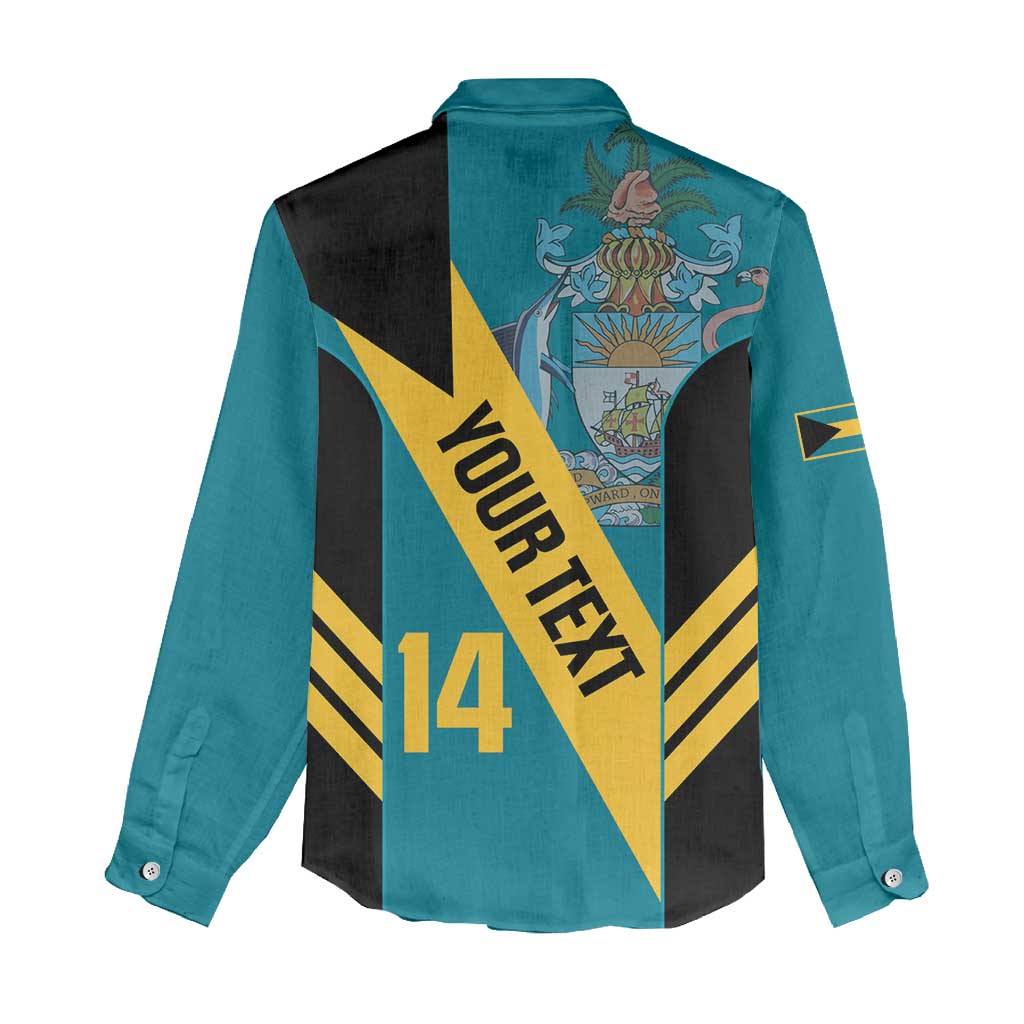 Custom Bahamas Football Women Casual Shirt Go Bahamian Slayersz - Wonder Print Shop
