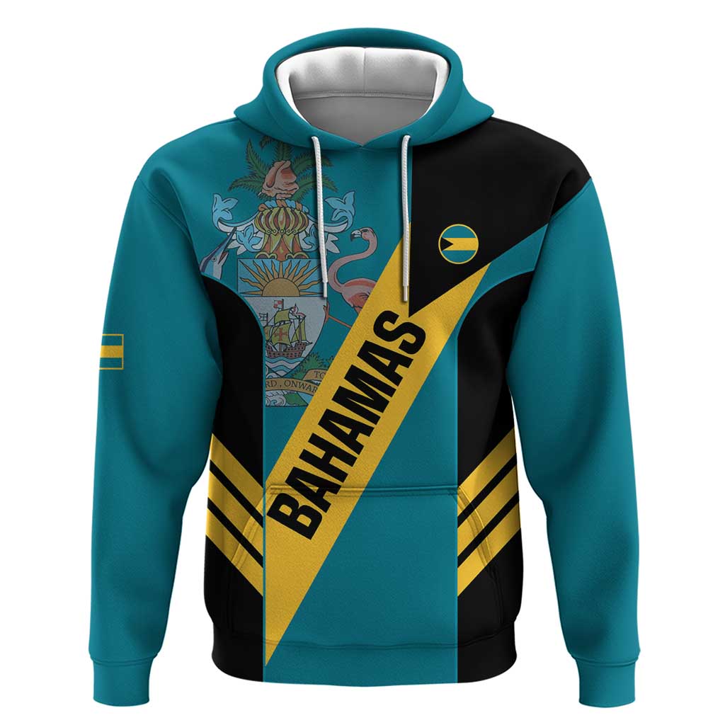 Custom Bahamas Football Zip Hoodie Go Bahamian Slayersz - Wonder Print Shop