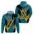 Custom Bahamas Football Zip Hoodie Go Bahamian Slayersz - Wonder Print Shop