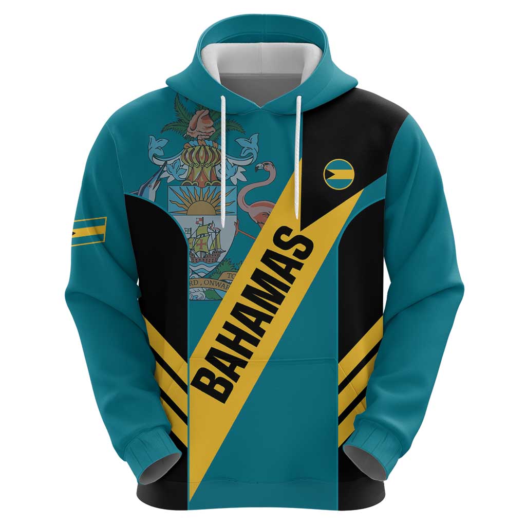 Custom Bahamas Football Zip Hoodie Go Bahamian Slayersz - Wonder Print Shop