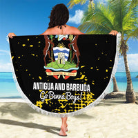 Custom Antigua and Barbuda Football Beach Blanket Go Benna Boys