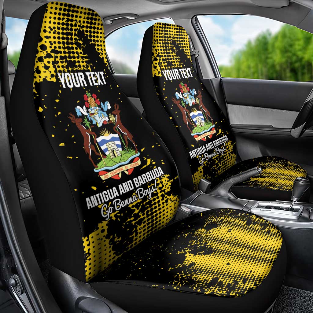 Custom Antigua and Barbuda Football Car Seat Cover Go Benna Boys - Wonder Print Shop