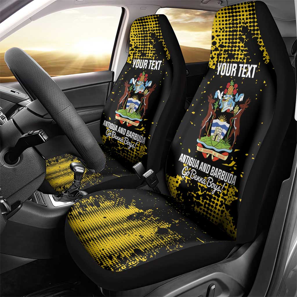 Custom Antigua and Barbuda Football Car Seat Cover Go Benna Boys - Wonder Print Shop