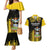 Custom Antigua and Barbuda Football Couples Matching Mermaid Dress and Hawaiian Shirt Go Benna Boys