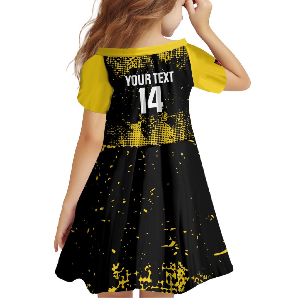 Custom Antigua and Barbuda Football Family Matching Mermaid Dress and Hawaiian Shirt Go Benna Boys - Wonder Print Shop