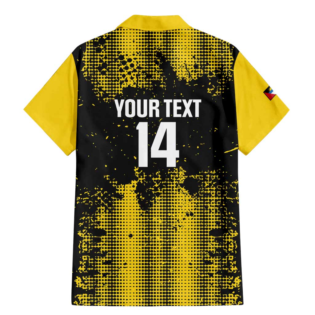 Custom Antigua and Barbuda Football Family Matching Mermaid Dress and Hawaiian Shirt Go Benna Boys - Wonder Print Shop