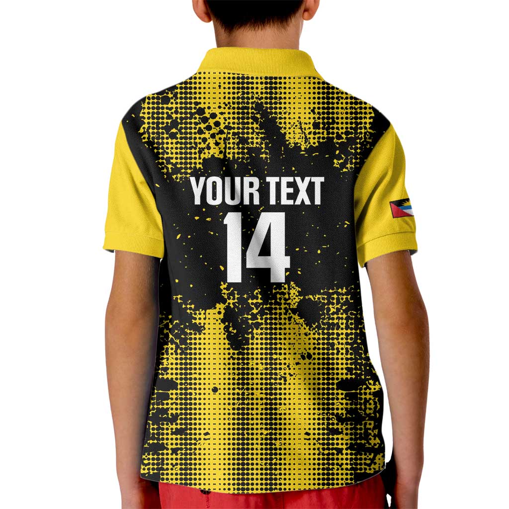 Custom Antigua and Barbuda Football Kid Polo Shirt Go Benna Boys - Wonder Print Shop
