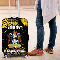Custom Antigua and Barbuda Football Luggage Cover Go Benna Boys - Wonder Print Shop
