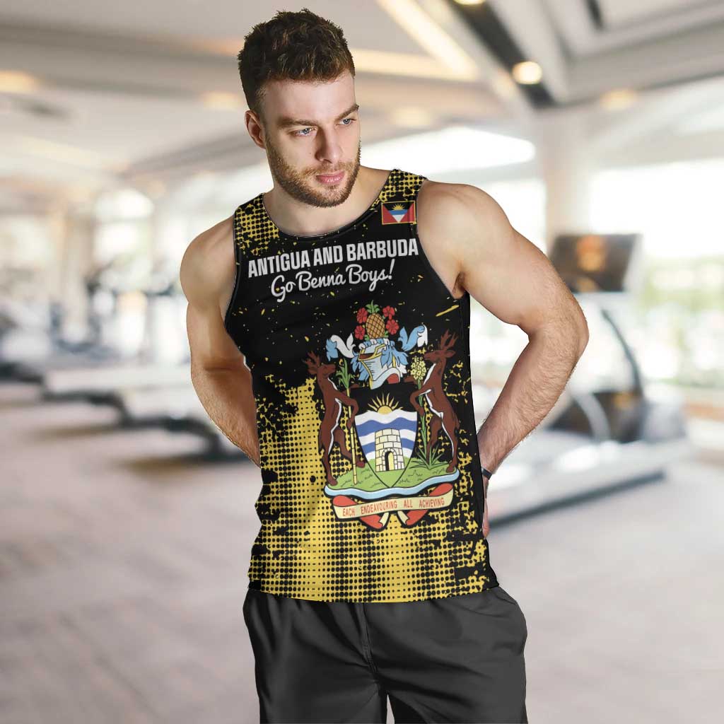 Custom Antigua and Barbuda Football Men Tank Top Go Benna Boys - Wonder Print Shop