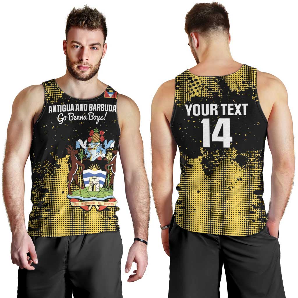 Custom Antigua and Barbuda Football Men Tank Top Go Benna Boys - Wonder Print Shop