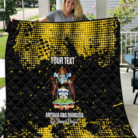 Custom Antigua and Barbuda Football Quilt Go Benna Boys - Wonder Print Shop