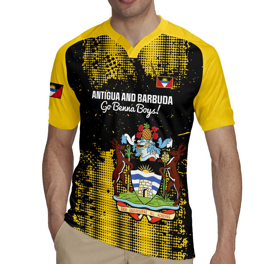 Custom Antigua and Barbuda Football Rugby Jersey Go Benna Boys - Wonder Print Shop