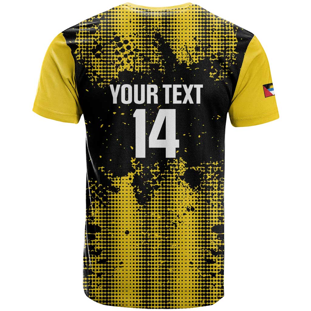 Custom Antigua and Barbuda Football T Shirt Go Benna Boys - Wonder Print Shop