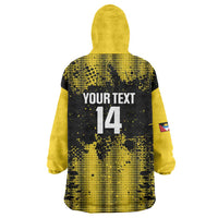 Custom Antigua and Barbuda Football Wearable Blanket Hoodie Go Benna Boys - Wonder Print Shop