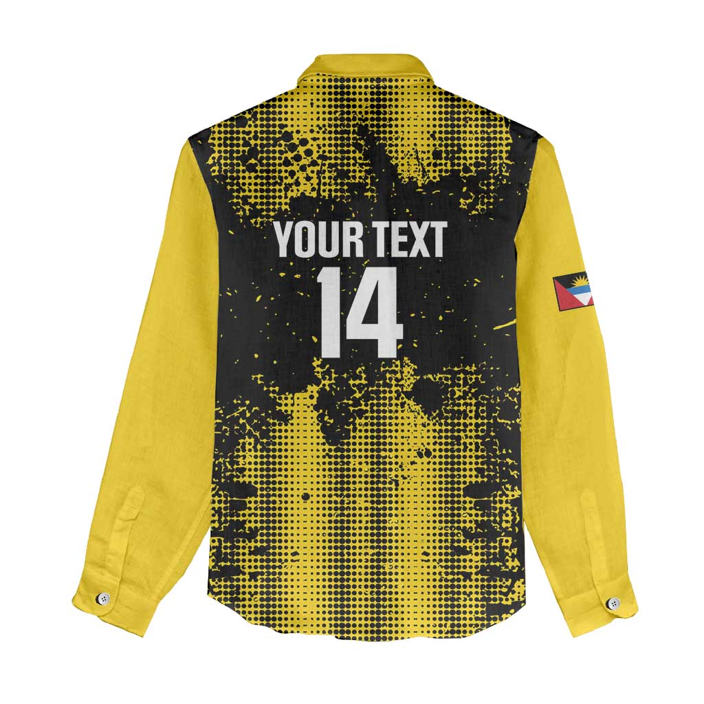Custom Antigua and Barbuda Football Women Casual Shirt Go Benna Boys - Wonder Print Shop