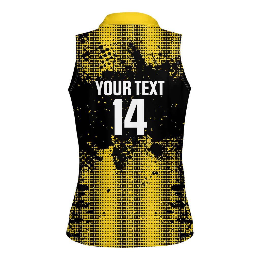 Custom Antigua and Barbuda Football Women Sleeveless Polo Shirt Go Benna Boys - Wonder Print Shop