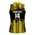 Custom Antigua and Barbuda Football Women Sleeveless Polo Shirt Go Benna Boys - Wonder Print Shop