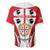 Personalised Sardinia Italy Baseball Jersey Sardegna Quattro Mori Coat Of Arms