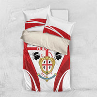 Personalised Sardinia Italy Bedding Set Sardegna Quattro Mori Coat Of Arms