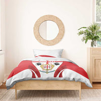 Personalised Sardinia Italy Bedding Set Sardegna Quattro Mori Coat Of Arms