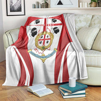 Personalised Sardinia Italy Blanket Sardegna Quattro Mori Coat Of Arms