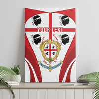 Personalised Sardinia Italy Canvas Wall Art Sardegna Quattro Mori Coat Of Arms