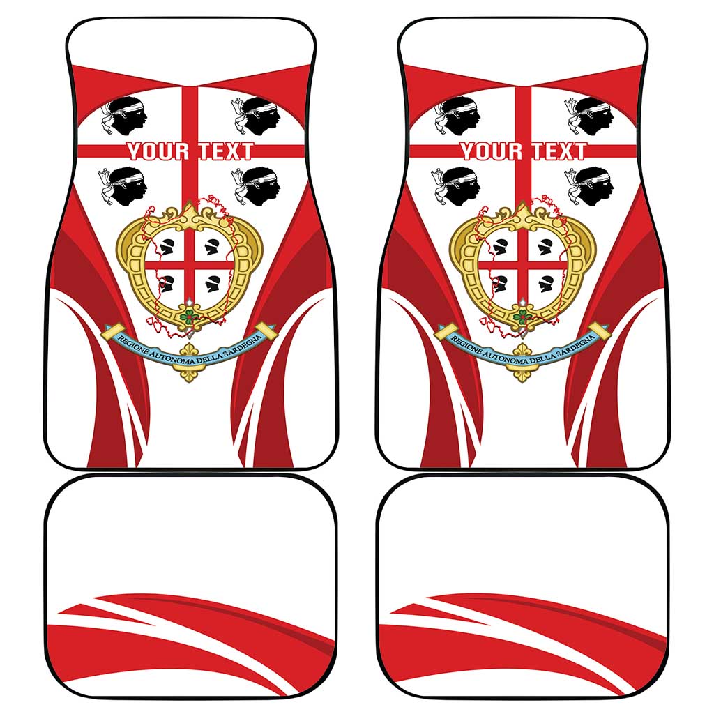 Personalised Sardinia Italy Car Mats Sardegna Quattro Mori Coat Of Arms